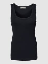 Top mit U-Ausschnitt von Esprit Grau / Schwarz - 22