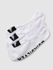 Kousenvoetjes met labeldetails in een set van 3 paar van Quiksilver Wit - 7