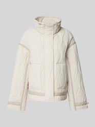 Steppjacke mit Eingrifftaschen von Jake*s Casual Beige - 6