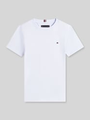 t-shirt o kroju regular fit z czystej bawełny od Tommy Hilfiger Kids - 48