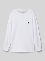 Longsleeve mit Logo-Stitching von Polo Ralph Lauren Teens Weiß - 42