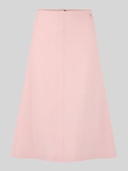 Midi-Rock aus Wolle mit Eingrifftaschen von Marc Cain Pink - 6