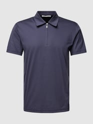 Poloshirt mit Reißverschluss Modell 'LARON' von Tiger Of Sweden Blau - 25