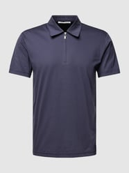 Poloshirt mit Reißverschluss Modell 'LARON' von Tiger Of Sweden Blau - 32