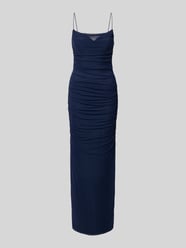 Abendkleid mit Raffungen und Spaghettiträgern von Hey Kyla - 19