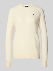 Wollpullover aus Lanawoll-Kaschmir-Mix von Polo Ralph Lauren Beige - 36