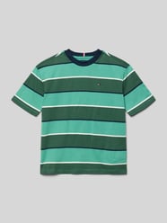 męski t-shirt o kroju regular fit z czystej bawełny od Tommy Hilfiger Teens - 41