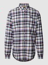 Freizeithemd mit Karomuster und Button-Down-Kragen von Napapijri Beige - 39