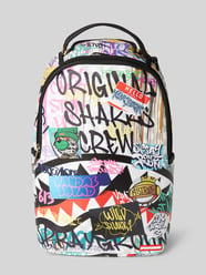 Rucksack mit Motiv-Print Modell 'SHARKS IN PARIS THE RIZZ' von Sprayground Weiß - 17