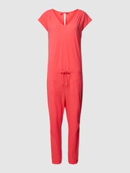 Jumpsuit mit V-Ausschnitt Modell 'GIRA' von Raffaello Rossi Orange - 38