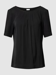 Blouseshirt met halflange mouwen van s.Oliver BLACK LABEL Zwart - 16