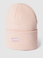 Beanie mit Label-Stitching Modell 'Slouchy Beanie' von Levi's® Pink - 35