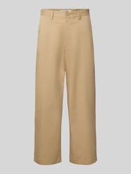 Loose Fit Weite Hose aus Baumwoll-Mix von Lacoste Beige - 48