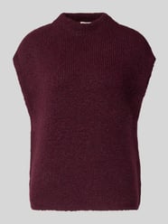 Spencer met opstaande kraag van Milano Italy Bordeaux - 22