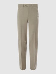 Straight Fit Anzughose aus Schurwolle Modell 'Janis' von Eduard Dressler Beige - 26