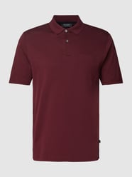 T-Shirt mit Knopfleiste von MAERZ Muenchen Rot - 17