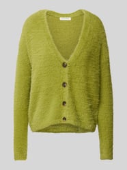 Strickjacke mit Strukturmuster von Christian Berg Woman Grün - 39