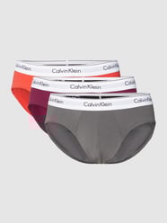Slip mit Label-Details im 3er-Pack von Calvin Klein Underwear Orange - 1