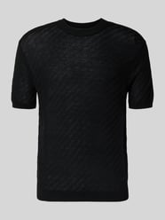 Slim Fit T-Shirt mit Lyocell- und Woll-Anteil von Emporio Armani - 23