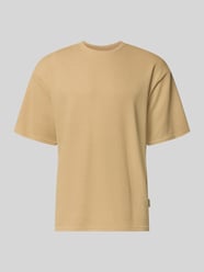 t-shirt z fakturowanym wzorem i okrągłym dekoltem model 'PETER' od Redefined Rebel - 7