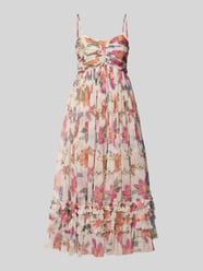 Sukienka koktajlowa z siateczki w stylu warstwowym od Lace & Beads - 48