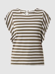 Shirt mit Streifenmuster  von BETTY & CO WHITE Weiß - 45