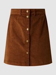 Minirock aus Cord Modell 'Rine' von Vero Moda Braun - 48