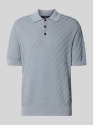 Regular Fit Poloshirt aus reiner Baumwolle in Strick-Optik von Matinique - 6