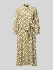 Tailliertes Hemdblusenkleid aus reiner Viskose von s.Oliver BLACK LABEL - 20