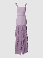 Abendkleid in Bandeau-Form Modell 'CHARLENE' von Vera Wang Bride Lila - 34