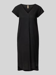 Knielanges Kleid aus Leinen-Viskose-Mix Modell 'Ina' von Soyaconcept - 4