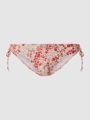 Bikini-Hose mit floralem Muster Modell 'Flofield' von Becksöndergaard Rot - 48