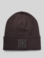 Muts van viscosemix met logopatch, model 'Bea' van CK Calvin Klein - 48