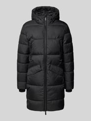 Regular fit gewatteerde lange jas met capuchon van Tom Tailor - 12