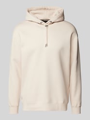 Hoodie mit gerippten Abschlüssen Modell 'Swift' von Cinque Beige - 16