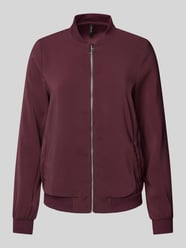 Regular fit bomberjack met fly-away-kraag, model 'COCO' van Vero Moda Bordeaux - 33