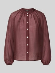 Oversized Langarmbluse aus Lyocell-Mix Model 'Fabrielle' von OPUS Bordeaux - 44