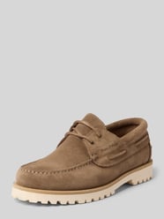 Schnürschuhe aus Veloursleder Modell 'LEVI 1B' von Marc O'Polo Beige - 12