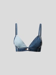 Jeans-BH mit Knopfverschluss von RED Valentino Blau / Türkis - 32