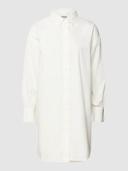 Hemdblusenkleid mit verdeckter Knopfleiste Modell 'FRPop' von Fransa Weiß - 45