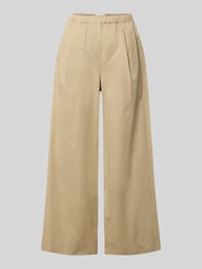 Weite Hose aus reiner Baumwolle von Weekend Max Mara Beige - 2