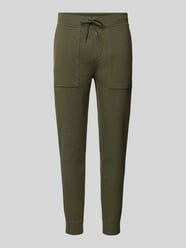 Slim Fit Sweatpants mit aufgesetzten Taschen von Polo Ralph Lauren Grün - 44