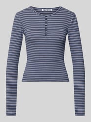 Longsleeve z mieszanki bawełny, krój slim fit od REVIEW - 27