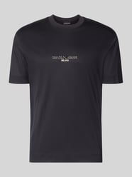 T-Shirt mit Label-Print von Emporio Armani - 8