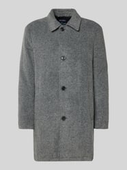 Lange jas met platte kraag en knoopsluiting van MCNEAL - 23