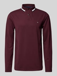 Gebreide pullover met polokraag van Christian Berg Men Bordeaux - 29