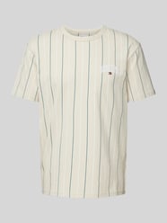 T-Shirt mit Streifenmuster von Tommy Jeans Beige - 32