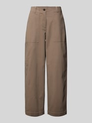 Barrel Fit Hose aus Baumwoll-Mix von Marc O'Polo Beige - 26