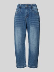 Tapered Fit Jeans im 5-Pocket-Design Modell 'BARREL' von Buena Vista - 4