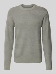 Strickpullover mit Strukturmuster Modell 'Karl' von Casual Friday Grau - 1